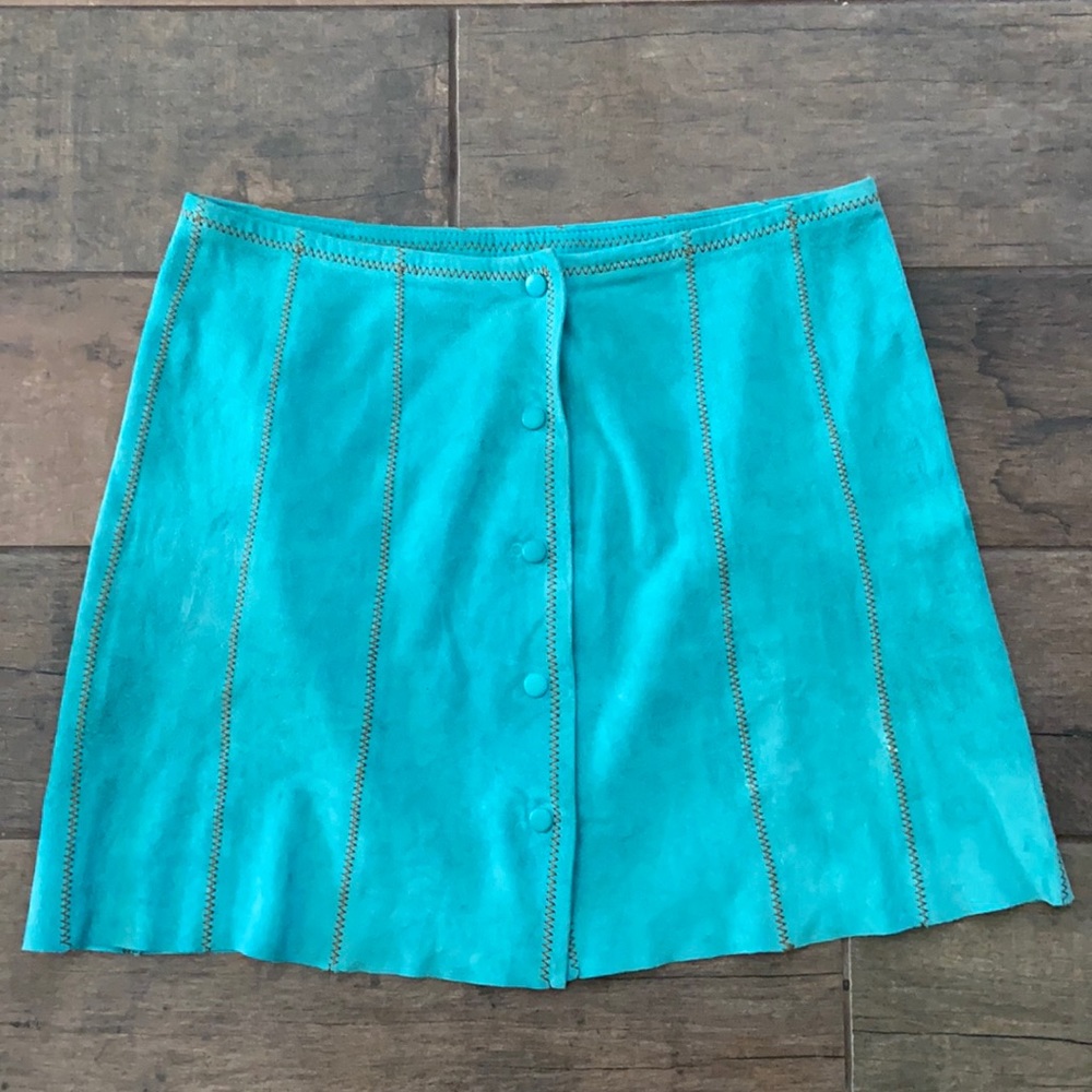 Suede Gap 1969 Leather Skirt